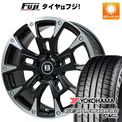 【新品】RAV4（Adventure） 夏タイヤ ホイール4本セット 245/65R17 ヨコハマ ジオランダー CV G058 ビッグウエイ B-LUGNAS BRD(ブラックポリッシュ/ブラッククリア) 17インチ(送料無料)