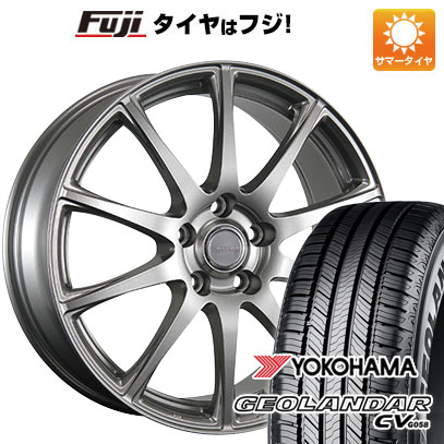 【新品国産車用5穴114.3】 夏タイヤ ホイール4本セット 215/50R18 ヨコハマ ジオランダー CV G058 ブリヂストン エコフォルム SE-23 7.5J 18インチ(送料無料)