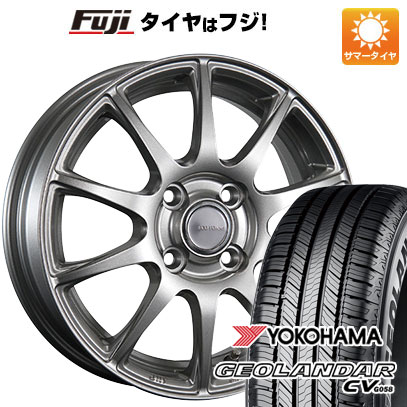 【新品 軽自動車】ハスラー デリカミニ(4WD) 夏タイヤ ホイール4本セット 165/60R15 ヨコハマ ジオランダー CV G058 ブリヂストン エコフォルム SE-23 4.5J 15インチ(送料無料)