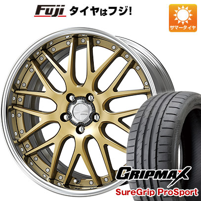 【新品国産車用5穴100】 夏タイヤ ホイール4本セット 245/45R19 グリップマックス シュアグリップ PRO SPORT BSW（限定） WORK ワーク ランベック LM1 8J 19インチ(送料無料)