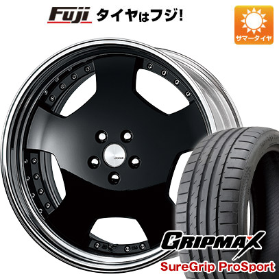【新品国産車用5穴114.3】 夏タイヤ ホイール4本セット 245/45R19 グリップマックス シュアグリップ PRO SPORT BSW（限定） WORK ワーク ランベック LDZ 8J 19インチ(送料無料)