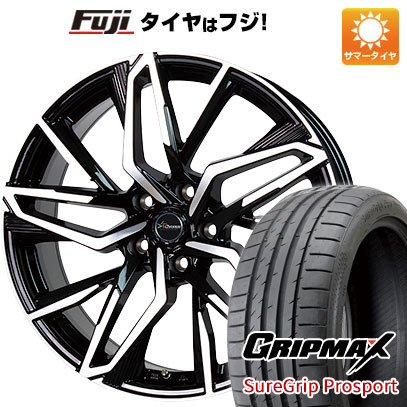 【新品国産車用5穴114.3】 夏タイヤ ホイール4本セット 225/40R18 グリップマックス シュアグリップ PRO SPORT BSW（限定） ホットスタッフ クロノス CH-112 8J 18インチ(送料無料)