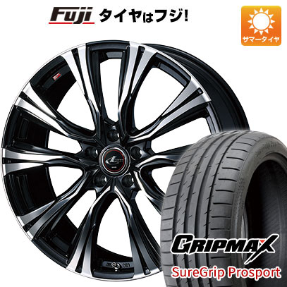 【新品国産車用5穴100】 夏タイヤ ホイール4本セット 215/40R18 グリップマックス シュアグリップ PRO SPORT BSW（限定） WEDS ウェッズ レオニス VR 7J 18インチ(送料無料)