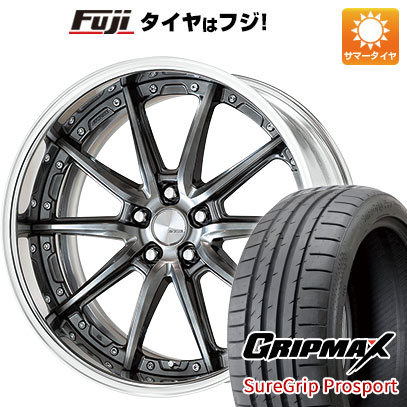 【新品国産車用5穴100】 夏タイヤ ホイール4本セット 215/40R18 グリップマックス シュアグリップ PRO SPORT BSW（限定） WORK ワーク ランベック LS10 7.5J 18インチ(送料無料)