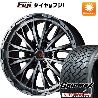 【新品】パジェロ 夏タイヤ ホイール4本セット 265/50R20 グリップマックス インセプション A/T RWL(限定2024年製) レアマイスター LMG ヴァスティア(ブラックPOL/ブラッククリア)限定 8.5J 20インチ(送料無料)