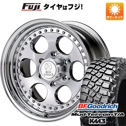【新品国産車用6穴139.7】 夏タイヤ ホイール4本セット 265/70R16 BFグッドリッチ マッドテレーンT/A KM3 エルフォード ブラッドストック 3P 7J 16インチ(送料無料)