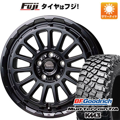 【新品】デリカD5 夏タイヤ ホイール4本セット 245/70R16 BFグッドリッチ マッドテレーンT/A KM3 ホットスタッフ バークレイハードロック リザード 7J 16インチ(送料無料)