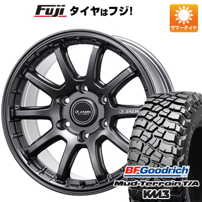 【新品】プラド/ハイラックス 夏タイヤ ホイール4本セット 265/65R17 BFグッドリッチ マッドテレーンT/A KM3 ジャオス トライブクロス 8J 17インチ(送料無料)