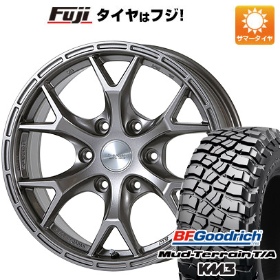 【新品】プラド/ハイラックス 夏タイヤ ホイール4本セット 265/65R17 BFグッドリッチ マッドテレーンT/A KM3 ジャオス トライブクロウ 7.5J 17インチ(送料無料)