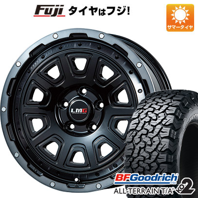 【新品】RAV4（アドベンチャー） 夏タイヤ ホイール4本セット 245/65R17 BFグッドリッチ オールテレーンT/A KO2 RWL/RBL レアマイスター LMG DS-10 ブラック/ブラッククリアリム 7.5J 17インチ(送料無料)｜フジ スペシャルセレクション