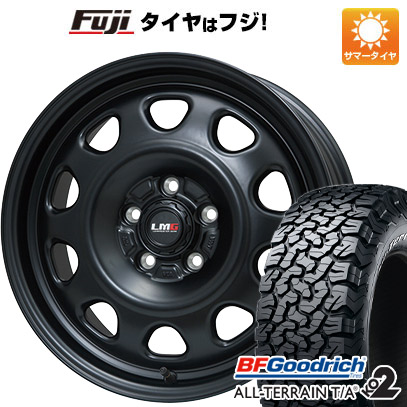【新品】RAV4（アドベンチャー） 夏タイヤ ホイール4本セット 245/65R17 BFグッドリッチ オールテレーンT/A KO2 RWL/RBL レアマイスター LMG OFF-STYLE(マットブラック) 7J 17インチ(送料無料)