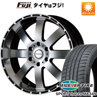 【新品】ハイエース200系 夏タイヤ ホイール4本セット 225/35R20 ミレバー スポーツマクロ MA349（限定） レベルソン DR8 8J 20インチ(送料無料)