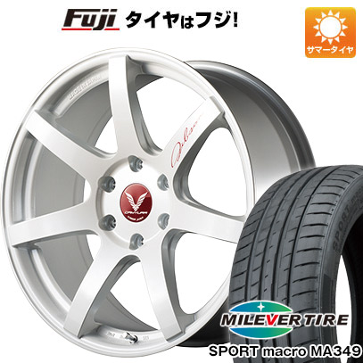 【新品】ハイエース200系 夏タイヤ ホイール4本セット 225/35R20 ミレバー スポーツマクロ MA349（限定） ギブソン カミュラ 8.5J 20インチ(送料無料)
