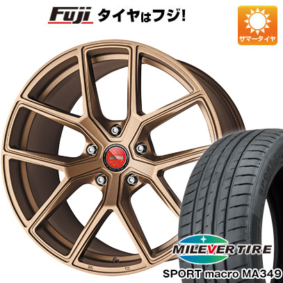 【新品国産車用5穴114.3】 夏タイヤ ホイール4本セット 235/35R19 ミレバー スポーツマクロ MA349（限定） モモ RF-01 8.5J 19インチ(送料無料)