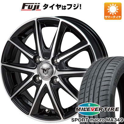 【新品国産車用5穴114.3】 夏タイヤ ホイール4本セット 215/50R17 ミレバー スポーツマクロ MA349(限定) モンツァ JPスタイル MJ01 7J 17インチ(送料無料)|フジ スペシャルセレクション