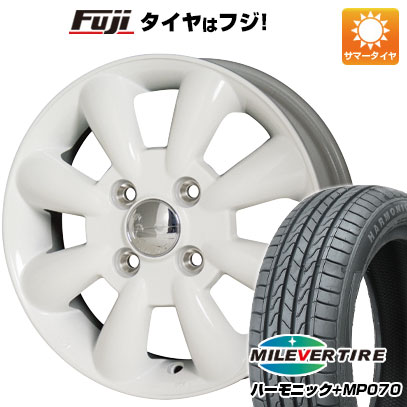 【新品 軽自動車】N-BOX タント スペーシア 夏タイヤ ホイール4本セット 165/55R15 ミレバー ハーモニック プラス MP070(限定) ホットスタッフ ララパーム KC-8 5J 15インチ(送料無料) 45,960円