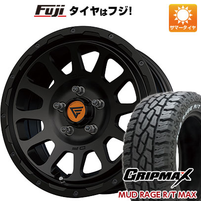 【新品】ジムニー 夏タイヤ ホイール4本セット 195R16C 104/102Q グリップマックス マッドレイジR/T MAX RWL(限定) デルタフォース オーバル 5.5J 16インチ(送料無料)