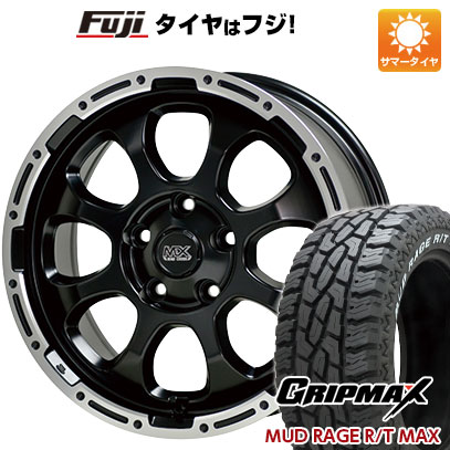 【新品】ジムニー 夏タイヤ ホイール4本セット 185/85R16 グリップマックス マッドレイジR/T MAX RWL(限定2024年製) ホットスタッフ マッドクロス グレイス 5.5J 16インチ(送料無料)