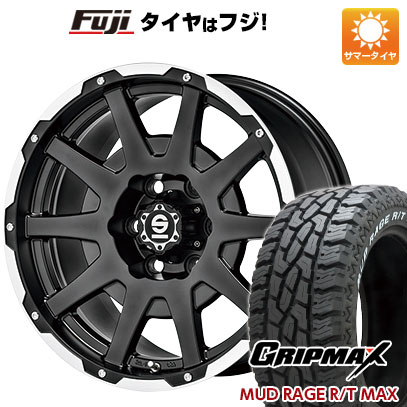 【新品】ジムニー 夏タイヤ ホイール4本セット 185/85R16 グリップマックス マッドレイジR/T MAX RWL(限定2024年製) OZ SPARCO ダカール 5.5J 16インチ(送料無料)