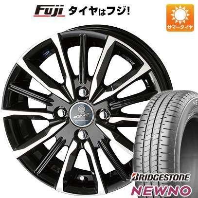 【新品 軽自動車】N-BOX タント スペーシア 夏タイヤ ホイール4本セット 155/65R14 ブリヂストン ニューノ(限定) 共豊 スマック プライム ヴァルキリー 14インチ(送料無料)｜フジ スペシャルセレクション