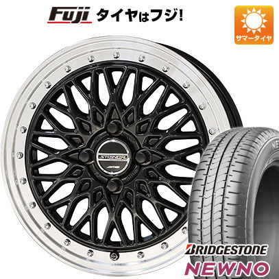 【新品 軽自動車】N-BOX タント スペーシア 夏タイヤ ホイール4本セット 155/65R14 ブリヂストン ニューノ(限定) 共豊 シュタイナー FTX 14インチ(送料無料) サマータイヤ｜フジ スペシャルセレクション 47,160円