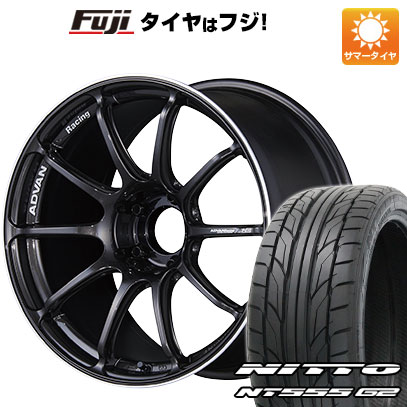 【パンク保証付き】【新品国産車用5穴100】 夏タイヤ ホイール4本セット 225/35R19 ニットー NT555 G2 ヨコハマ アドバンレーシング RSIII 8.5J 19インチ(送料無料)