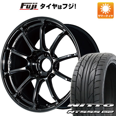 【パンク保証付き】【新品国産車用5穴114.3】 夏タイヤ ホイール4本セット 245/40R19 ニットー NT555 G2 ヨコハマ アドバンレーシング RSIII 8.5J 19インチ(送料無料)