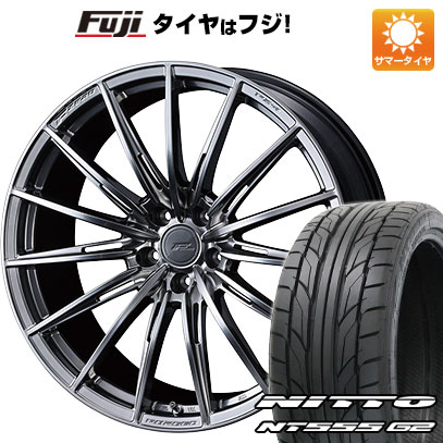 【パンク保証付き】【新品国産車用5穴114.3】 夏タイヤ ホイール4本セット 215/40R18 ニットー NT555 G2 WEDS ウェッズ F-ZERO FZ-4 7.5J 18インチ(送料無料)