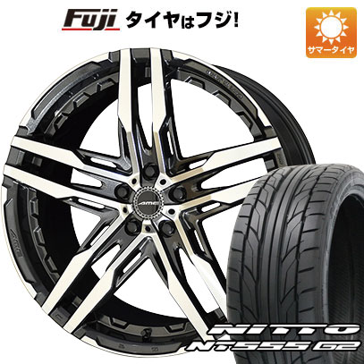 【パンク保証付き】【新品国産車用5穴114.3】 夏タイヤ ホイール4本セット 245/45R20 ニットー NT555 G2 共豊 シャレン RG【限定】 8.5J 20インチ(送料無料)