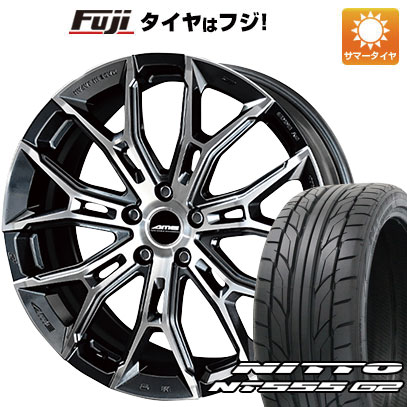 【パンク保証付き】【新品国産車用5穴114.3】 夏タイヤ ホイール4本セット 215/40R18 ニットー NT555 G2 共豊 ガレルナ フィヌラ 7.5J 18インチ(送料無料)