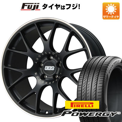 【新品国産車用5穴114.3】 夏タイヤ ホイール4本セット 225/55R19 ピレリ パワジー BBS GERMANY CH-R サテンブラック 8J 19インチ(送料無料)