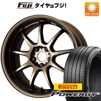 【新品国産車用5穴114.3】 夏タイヤ ホイール4本セット 235/55R18 ピレリ パワジー WORK ワーク エモーション D9R 7.5J 18インチ(送料無料)