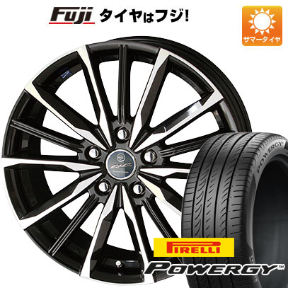 【新品国産車用5穴100】 夏タイヤ ホイール4本セット 195/65R15 ピレリ パワジー 共豊 スマック ヴァルキリー 6J 15インチ(送料無料)|フジ スペシャルセレクション