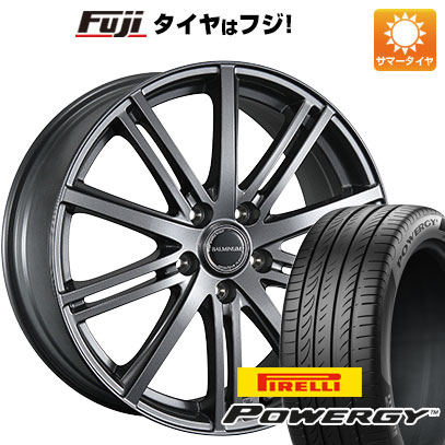 【新品国産車用5穴114.3】 夏タイヤ ホイール4本セット 215/65R16 ピレリ パワジー ブリヂストン バルミナ BR10 6.5J 16インチ(送料無料)|フジ スペシャルセレクション