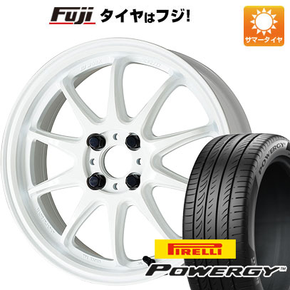 【新品国産車用5穴114.3】 夏タイヤ ホイール4本セット 215/55R17 ピレリ パワジー WORK ワーク エモーション ZR10 7J 17インチ(送料無料)｜フジ スペシャルセレクション 101,150円