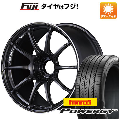 【新品国産車用5穴100】 夏タイヤ ホイール4本セット 225/40R19 ピレリ パワジー ヨコハマ アドバンレーシング RSIII 8.5J 19インチ(送料無料)|フジ スペシャルセレクション