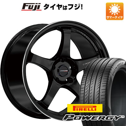 【新品国産車用5穴114.3】 夏タイヤ ホイール4本セット 225/55R18 ピレリ パワジー ホットスタッフ クロススピード ハイパーエディションCR5 7.5J 18インチ(送料無料)｜フジ スペシャルセレクション