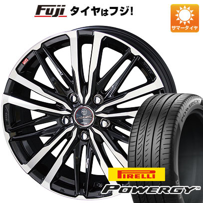 【新品国産車用5穴114.3】 夏タイヤ ホイール4本セット 205/65R16 ピレリ パワジー 共豊 スマック クレスト 6.5J 16インチ(送料無料)
