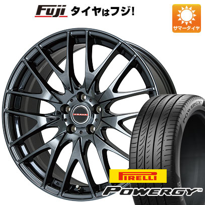 【新品国産車用5穴114.3】 夏タイヤ ホイール4本セット 245/35R19 ピレリ パワジー ビッグウエイ レイシーン プラバ9M(BMC) 8J 19インチ(送料無料) 222,900円