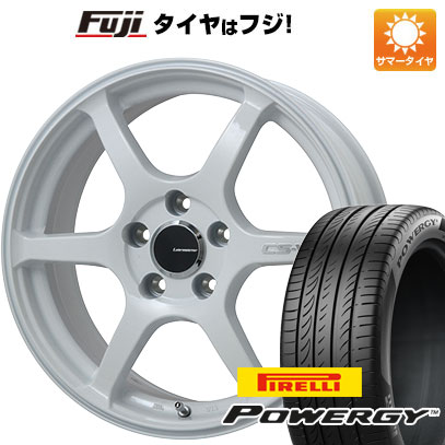 【新品国産車用5穴100】 夏タイヤ ホイール4本セット 205/50R17 ピレリ パワジー レアマイスター CS-V6(ホワイト) 7J 17インチ(送料無料)