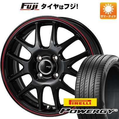 【新品国産車用4穴100】 夏タイヤ ホイール4本セット 185/65R15 ピレリ パワジー モンツァ JPスタイル ジェファ 5.5J 15インチ(送料無料)