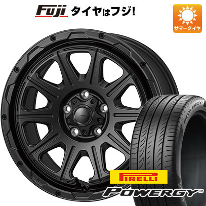 【新品国産車用5穴114.3】 夏タイヤ ホイール4本セット 225/65R17 ピレリ パワジー モンツァ HI-BLOCK レグルス 7.5J 17インチ(送料無料)|フジ スペシャルセレクション
