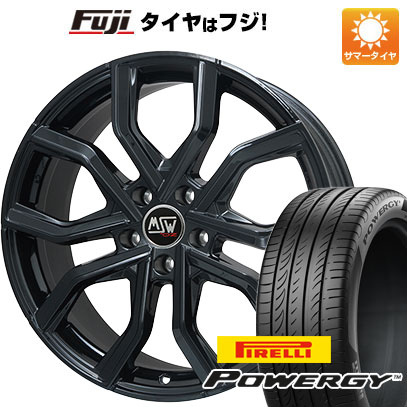 【新品国産車用5穴114.3】 夏タイヤ ホイール4本セット 225/55R19 ピレリ パワジー MSW by OZ Racing MSW 41(グロスブラック) 7.5J 19インチ(送料無料)｜フジ スペシャルセレクション