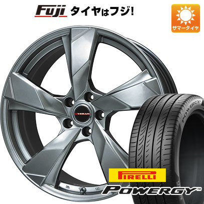 【新品国産車用5穴114.3】 夏タイヤ ホイール4本セット 225/65R17 ピレリ パワジー プレミックス ヴェランV(クロームハイパーシルバー) 7J 17インチ(送料無料)|フジ スペシャルセレクション