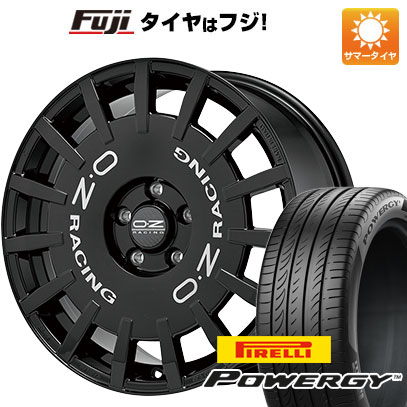 【新品国産車用5穴114.3】 夏タイヤ ホイール4本セット 235/50R18 ピレリ パワジー OZ ラリーレーシング 8J 18インチ(送料無料)