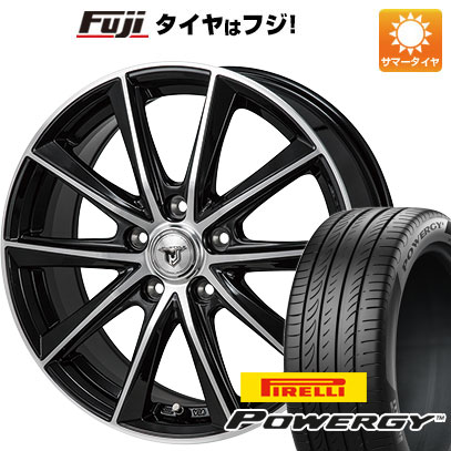 【新品国産車用5穴100】 夏タイヤ ホイール4本セット 205/55R16 ピレリ パワジー モンツァ JPスタイル MJ01 6.5J 16インチ(送料無料)