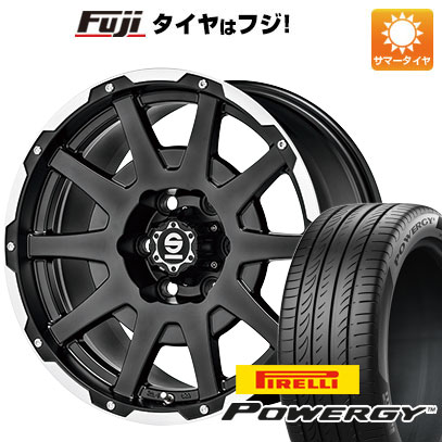 【新品国産車用5穴114.3】 夏タイヤ ホイール4本セット 225/65R17 ピレリ パワジー OZ SPARCO ダカール 7.5J 17インチ(送料無料)｜フジ スペシャルセレクション