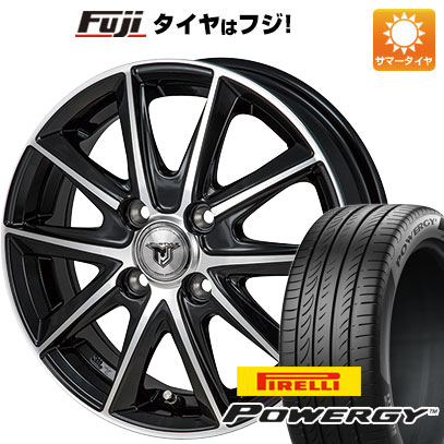 【新品国産車用4穴100】 夏タイヤ ホイール4本セット 185/65R15 ピレリ パワジー モンツァ JPスタイル MJ01 5.5J 15インチ(送料無料)