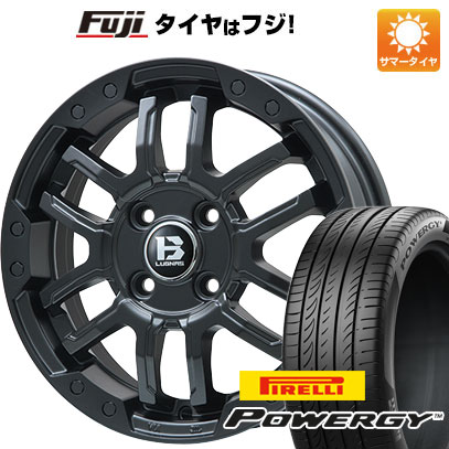 【新品国産車用5穴114.3】 夏タイヤ ホイール4本セット 215/60R16 ピレリ パワジー ビッグウエイ B-LUGNAS FRD(マットブラック) 6.5J 16インチ(送料無料)｜フジ スペシャルセレクション