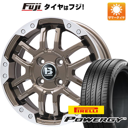 【新品国産車用5穴114.3】 夏タイヤ ホイール4本セット 215/60R16 ピレリ パワジー ビッグウエイ B-LUGNAS FRD(ブロンズ/リムポリッシュ) 6.5J 16インチ(送料無料) 59,840円